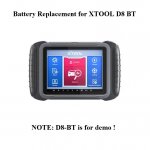 Battery Replacement for XTOOL D8BT Wireless Diagnostic Tool